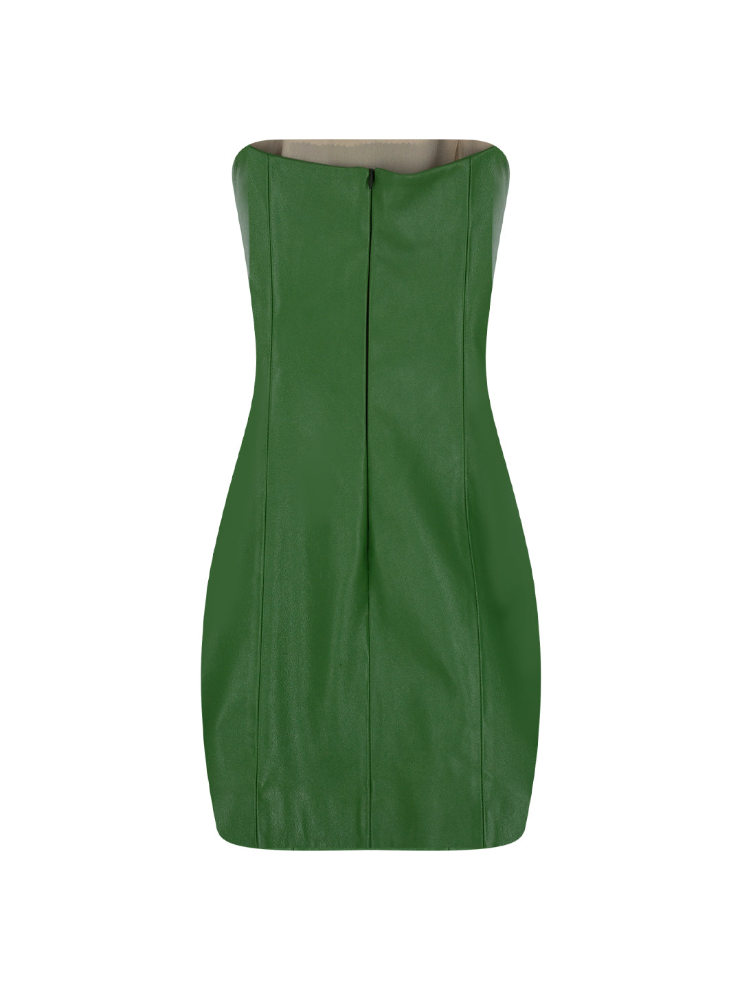 Tulip Mini Leather Party Dress