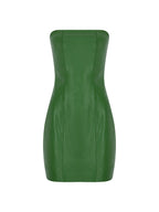 Tulip Mini Leather Party Dress
