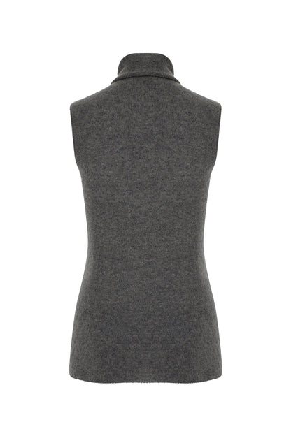 Turtleneck Cashmere Top LOOK 02 - Camille Charrière x Zeynep Arçay Collection