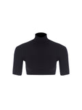 Turtleneck Crop Knit Top