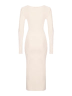 Twisted Knit Midi Dress
