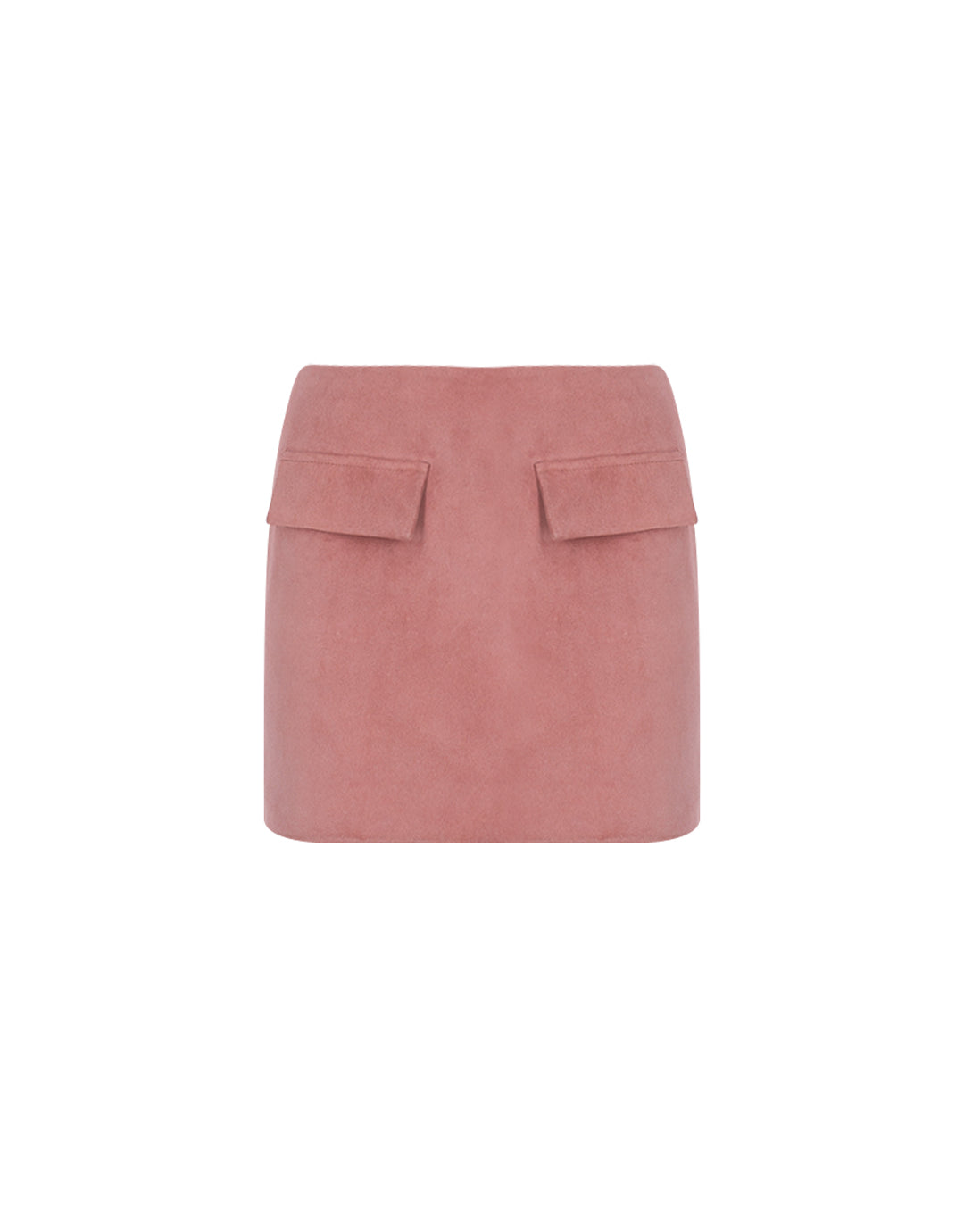 Zeynep Arçay Resort 2026 - Two Pocket Mini Suede Skirt