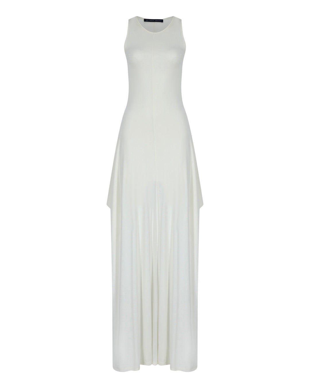 Two Side Slit Maxi Jersey Dress 0