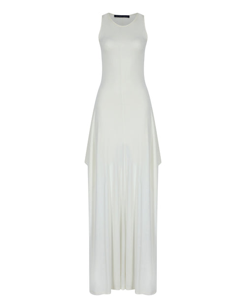 2 slit maxi dress Two Side Slit Maxi Jersey Dress 0