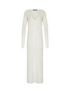 V Neck Maxi Tube Dress