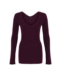 V-Neck Cashmere Mini Dress