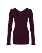 V-Neck Cashmere Mini Dress