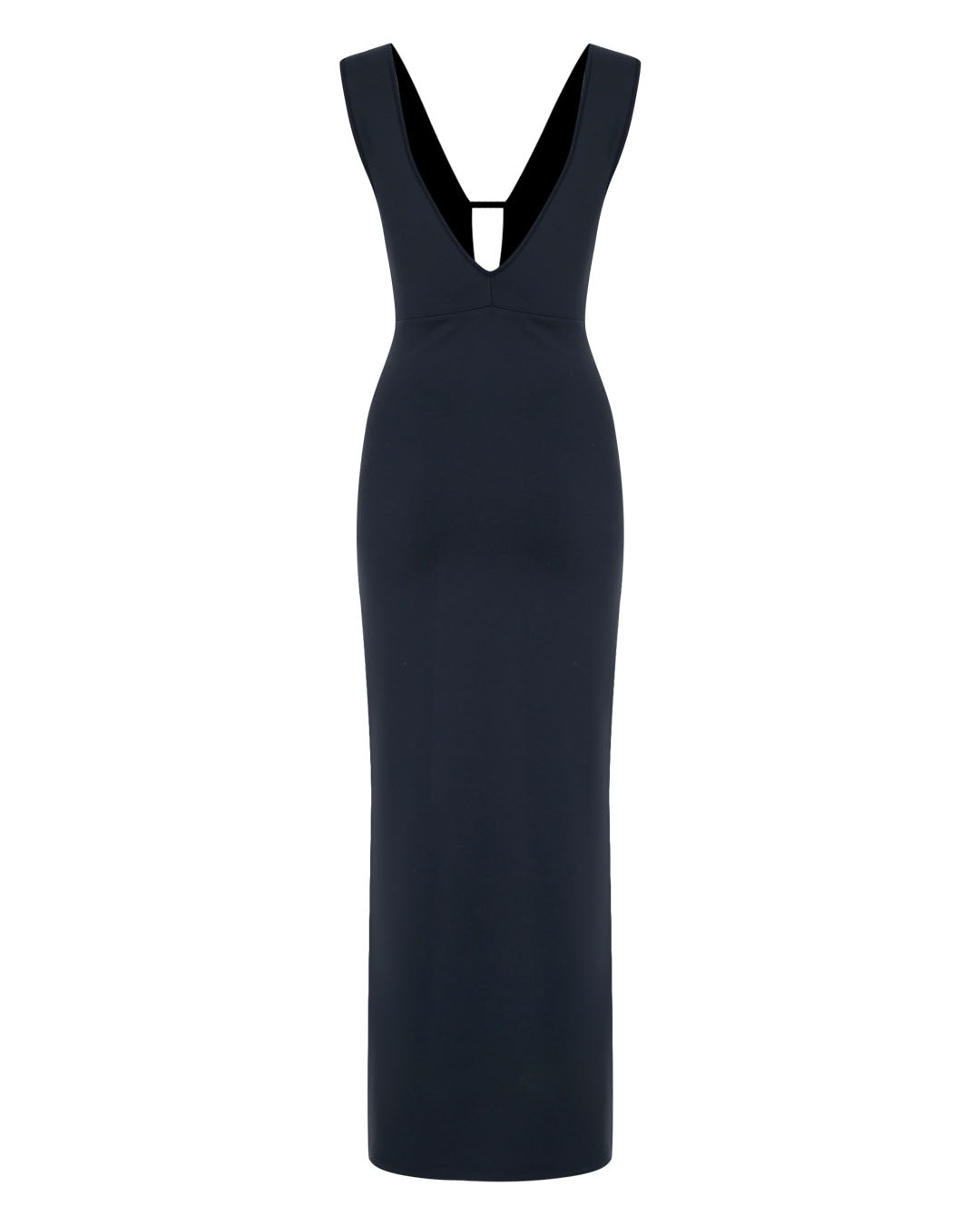 V-Neck Scuba Maxi Dress