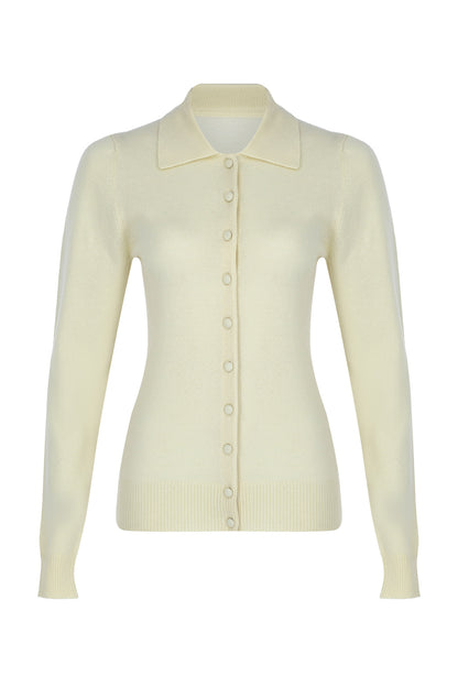 Vintage Cashmere Cardigan LOOK 03 - Camille Charrière x Zeynep Arçay Collection