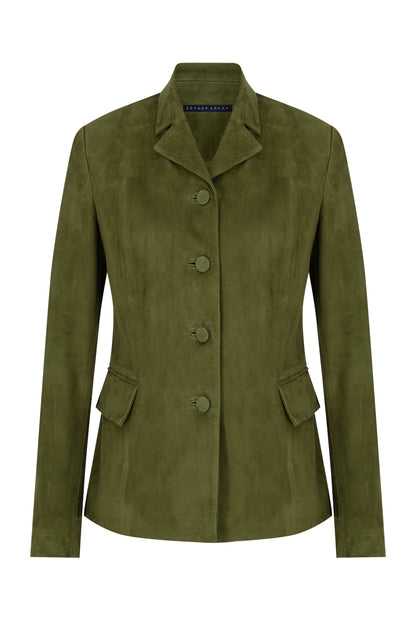 Vintage Suede Blazer LOOK 02 - Camille Charrière x Zeynep Arçay Collection