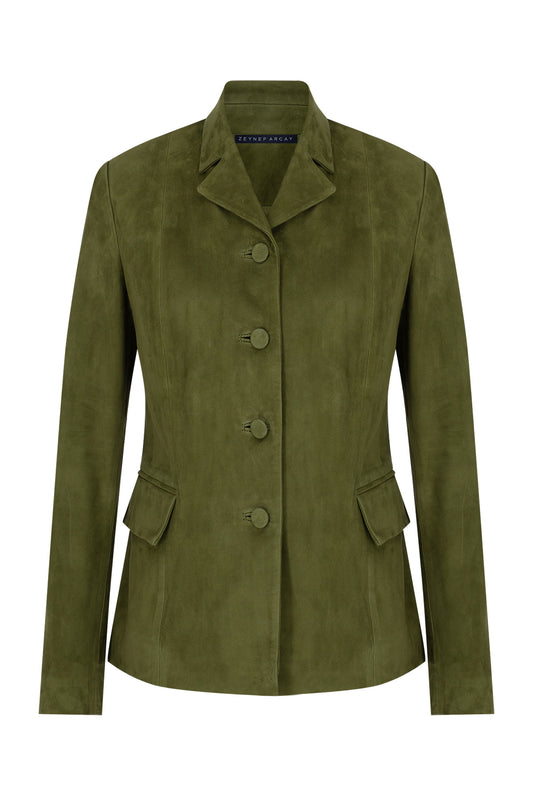 Vintage Suede Blazer LOOK 02 - Camille Charrière x Zeynep Arçay Collection