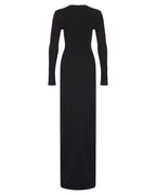 Waist Knot Maxi Jersey Dress