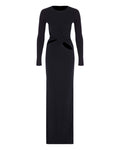 Waist Knot Maxi Jersey Dress