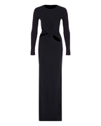 Waist Knot Maxi Jersey Dress