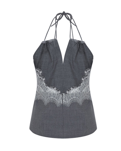 Wool Lace Blouse