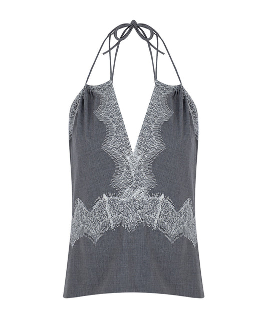 Wool Lace Blouse