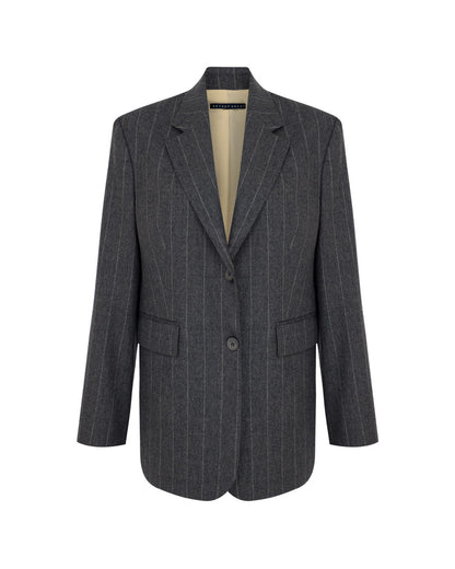 Wool Maxi Blazer