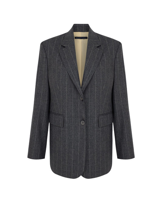 Wool Maxi Blazer