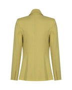 Wool One Button Blazer