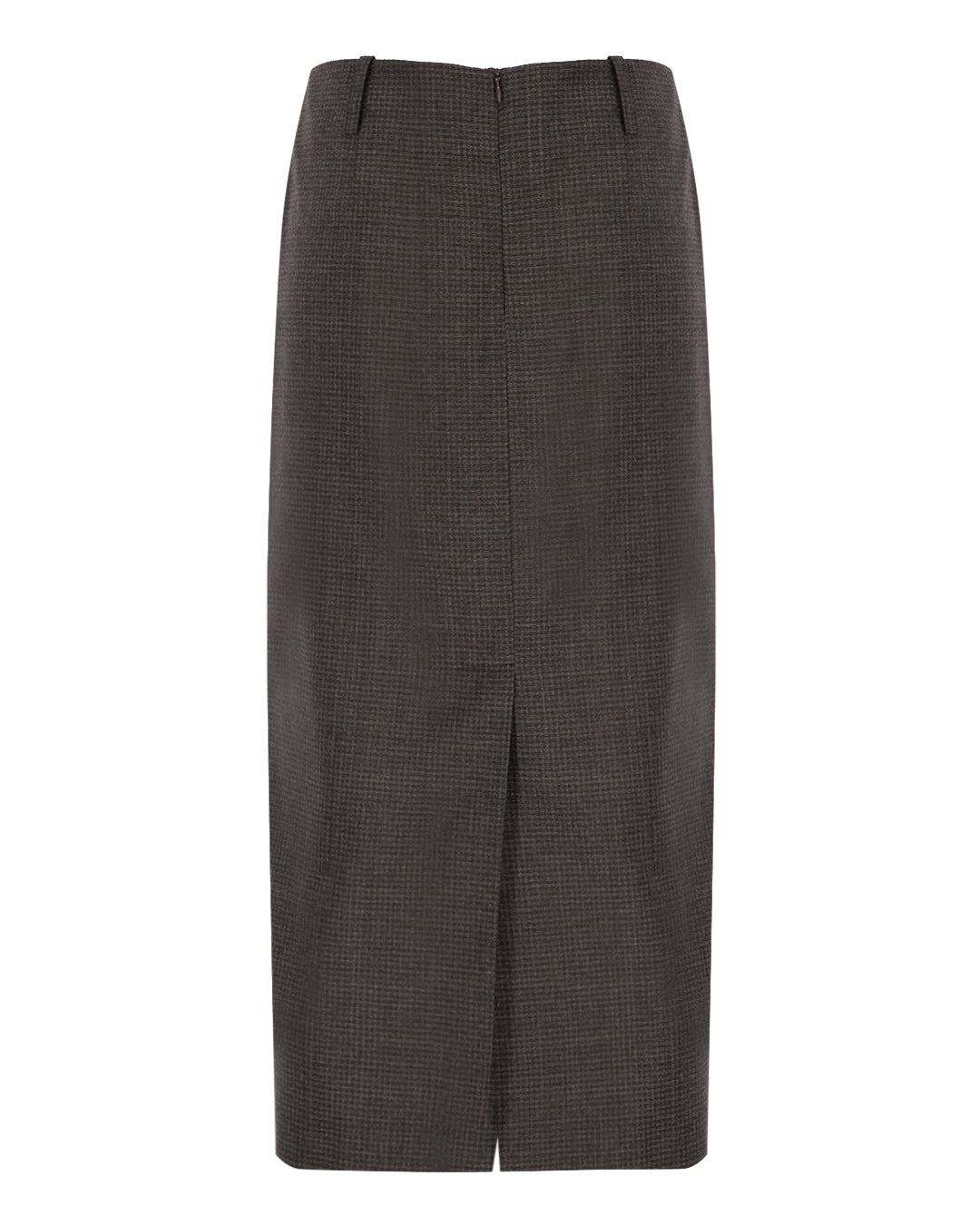 Wool Pencil Skirt with Pockets