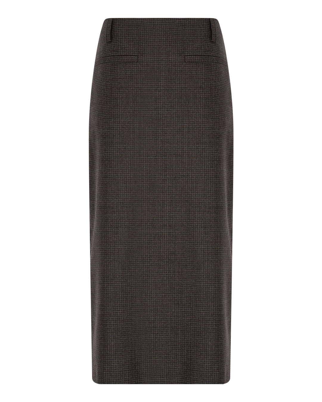 Wool Pencil Skirt with Pockets