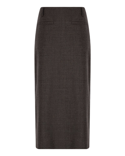 Wool Pencil Skirt with Pockets