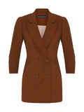 Wrap Wool Blazer