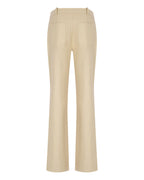 Zeynep Arçay Resort 2026 - Zipped Cigarette Leather Pants
