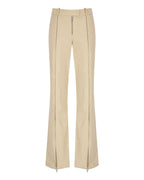 Zeynep Arçay Resort 2026 - Zipped Cigarette Leather Pants