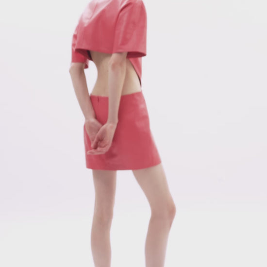 CutOut Mini Leather Dress